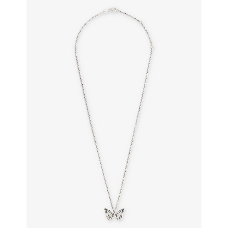 Shop Serge Denimes Butterfly 925 Sterling Silver Necklace