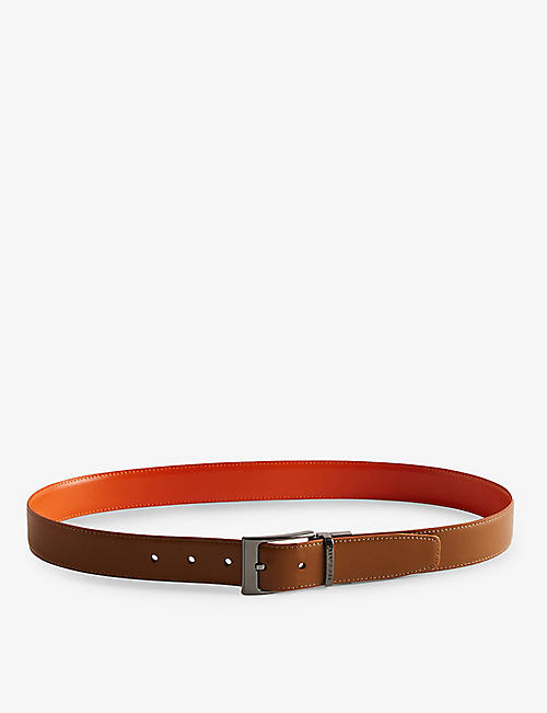 TED BAKER: Kacin reversible leather belt