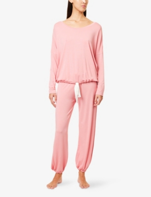 EBERJEY: Gisele Slouchy relaxed-fit stretch-jersey pyjamas