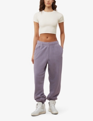 Shop Gymshark Women's Gs Soft White Everywear Cropped Stretch-cotton Top