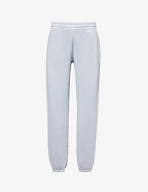 GYMSHARK: Everywear Comfort brand-print cotton-jersey jogging bottoms