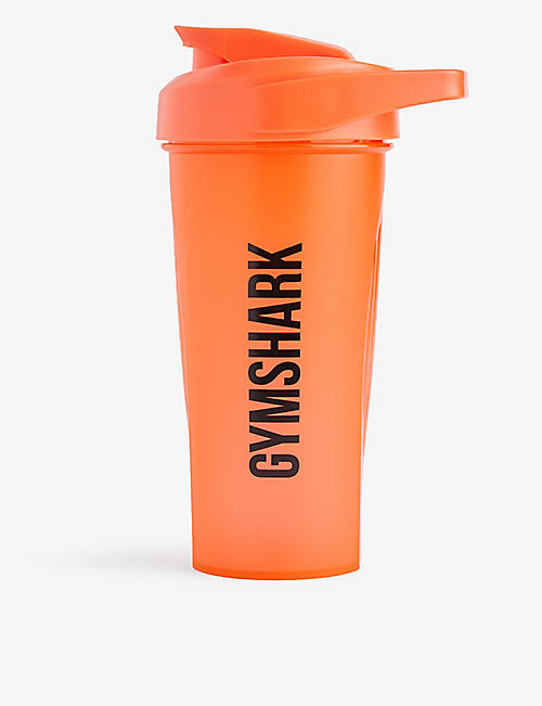 GYMSHARK: Logo-print plastic shaker bottle 600ml