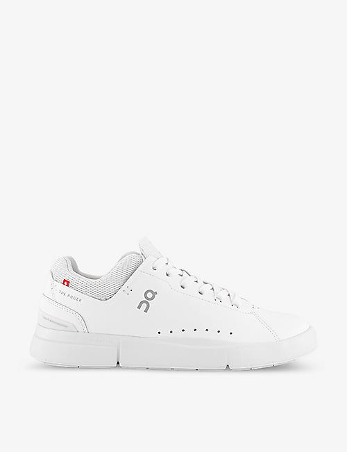ON-RUNNING: The Roger Advantage faux-leather low-top trainers