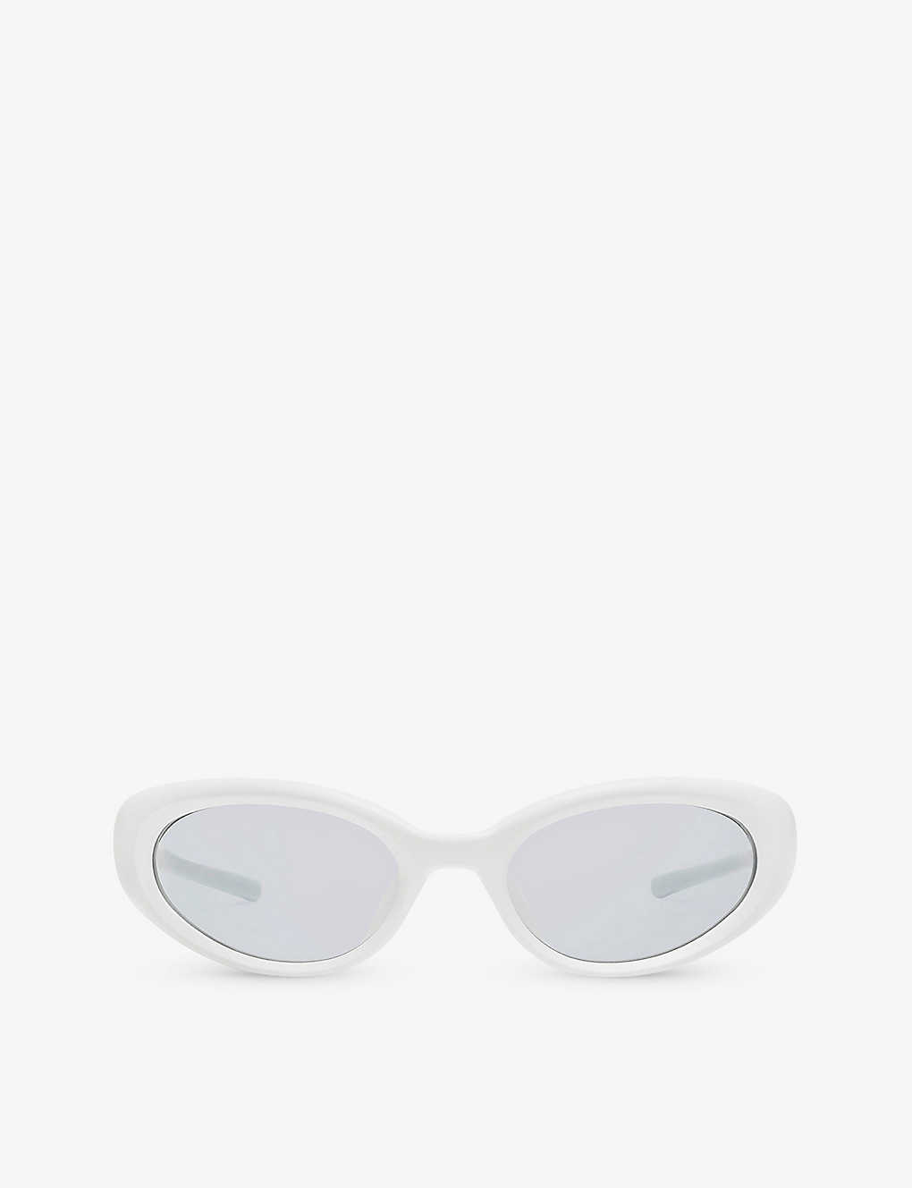 Gentle Monster Womens Gelati W3 Oval-frame Acetate Sunglasses In Gray