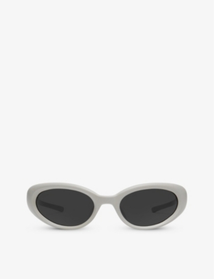 GENTLE MONSTER: GELATI G12 oval-frame acetate sunglasses