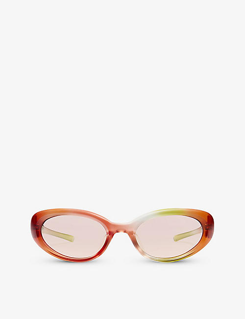 GENTLE MONSTER: GELATI MG4 oval-frame acetate sunglasses
