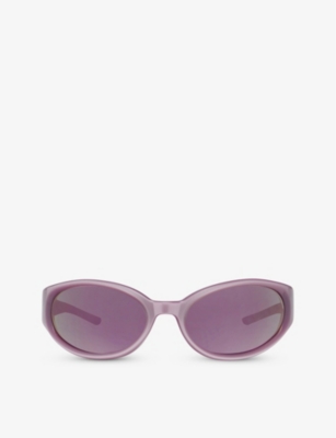 GENTLE MONSTER: Young PC5 oval-frame acetate sunglasses