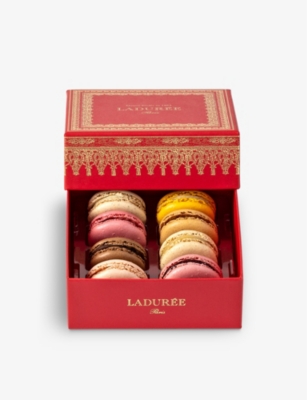 LADUREE: Napoleon macaron gift box of 8