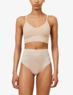 Spanx Thinstincts 2.0 High-waist Briefs In Champagne Beige