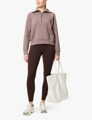 SPANX ACTIVE: Air Essentials half-zip stretch-jersey sweatshirt