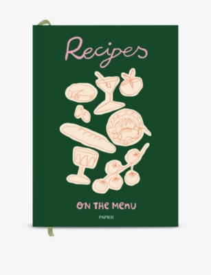 PAPIER: Al Fresco Recipe card notebook 15.3cm x 21.5cm