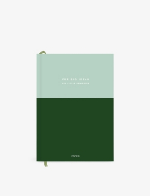PAPIER: Colourblock lined hardback notebook 15.3cm x 21.5cm