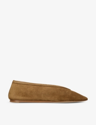 LE MONDE BERYL: Luna pointed-vamp leather pumps