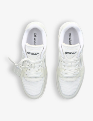 Shop Off-white C/o Virgil Abloh Men's White Out Of Office Leather Low-top Trainers