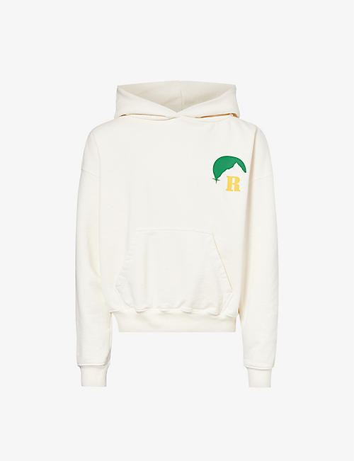 RHUDE: Moonlight graphic-print relaxed-fit cotton-jersey hoody