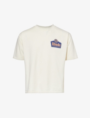RHUDE: Grand Cru logo-print cotton-jersey T-shirt