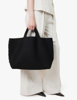 NAGHEDI: St. Barths large woven tote bag