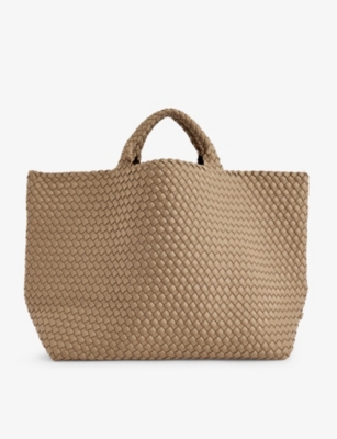 NAGHEDI: St. Barths large woven tote bag