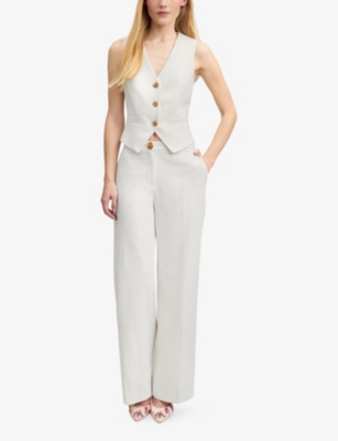 Ami V-neck slim-fit cotton waistcoat