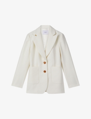Mariner single-breasted wool jacket