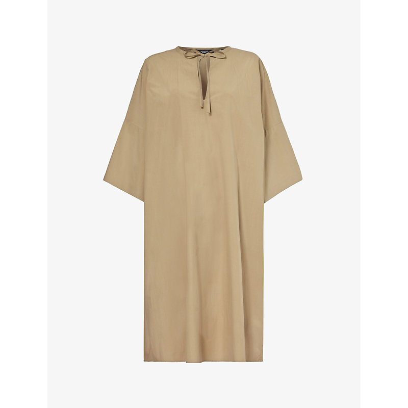 Shop Weekend Max Mara Women's Colonial Caro Relaxed-fit Cotton Midi Dress