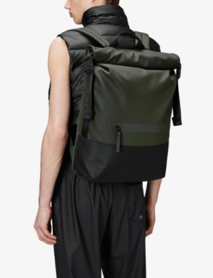 Rains Trail Rolltop Backpack In 03 Green