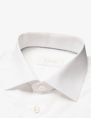 Elevated Twill slim-fit cotton shirt