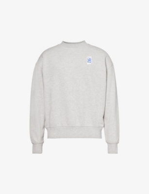 REPLAY: Logo-print cotton-jersey sweatshirt