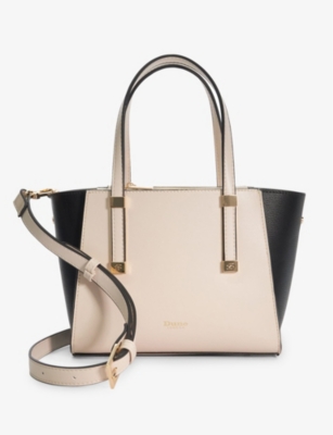 DUNE: Dinkydresden colour-block faux-leather tote bag