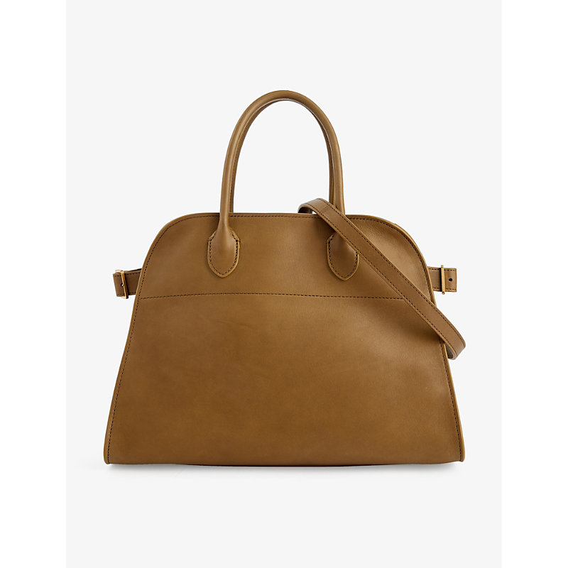 The Row Womens Muschio Ang Soft Margaux 12 Leather Tote Bag