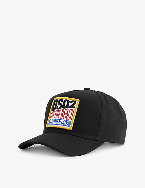 DSQUARED2: On The Beach brand-embroidered cotton-twill cap