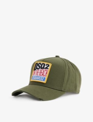 DSQUARED2: On The Beach brand-embroidered cotton-twill cap