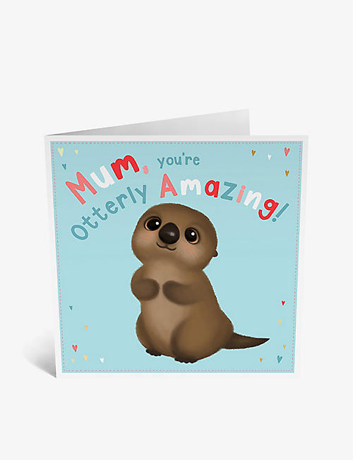 CENTRAL 23: Ollie Otterly Amazing Mum Mother's Day card 14.7cm