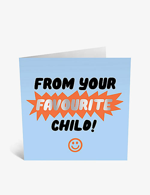 CENTRAL 23: From Your Favourite Child Mother's Day card 14.7cm