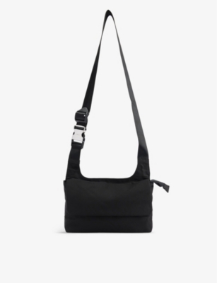 Shop Arcs Club Recycled-polyester Cross-body Bag In Black