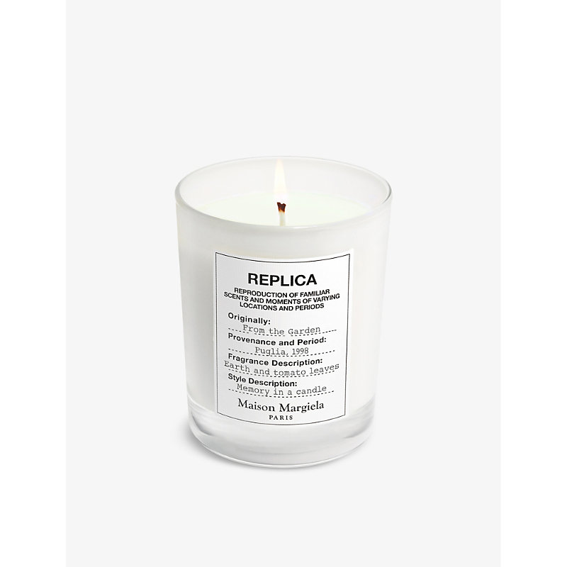 Maison Margiela Replica From The Garden Scented Wax Candle 165g In White