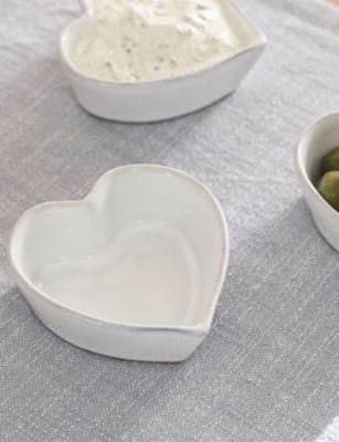 THE WHITE COMPANY: Small Porto Set of Three Stoneware Dishes