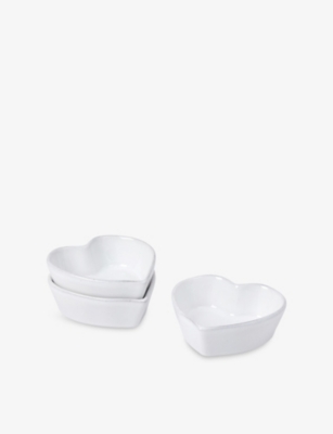 THE WHITE COMPANY: Small Porto Set of Three Stoneware Dishes