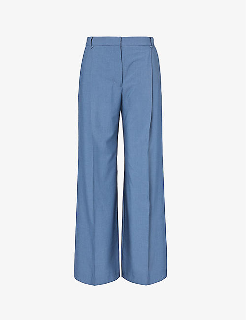 CAMILLA AND MARC: Haze wide-leg mid-rise recycled-polyester trousers