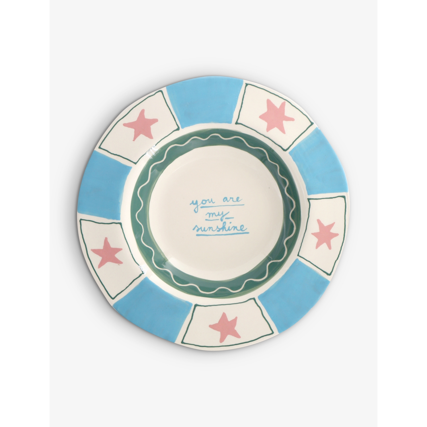 Laetitia Rouget You Are My Sunshine Hand-painted Stoneware Dinner Plate 26cm