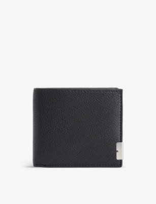 BURBERRY: B Cut leather bifold wallet