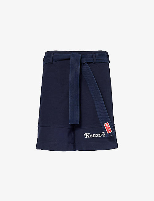 KENZO: KENZO x Verdy Judo cotton shorts