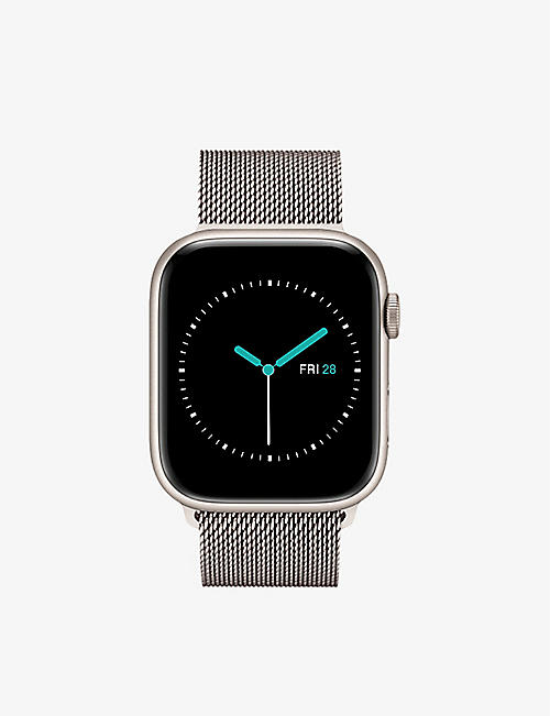 MINTAPPLE: Apple Watch Milanese Starlight stainless-steel watch strap 40mm