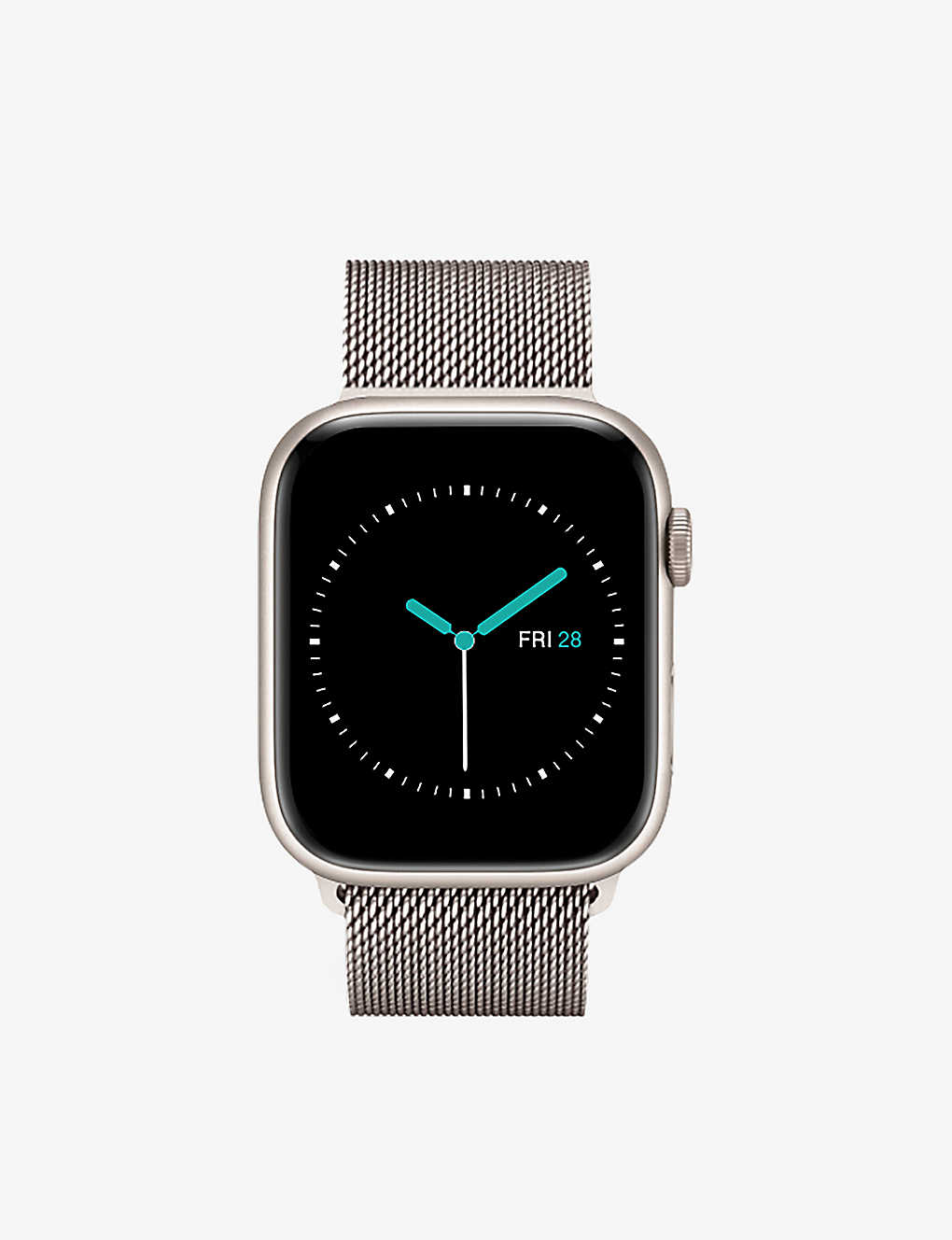 Mintapple Apple Watch Milanese Starlight Stainless-steel Watch Strap 40mm In Metallic