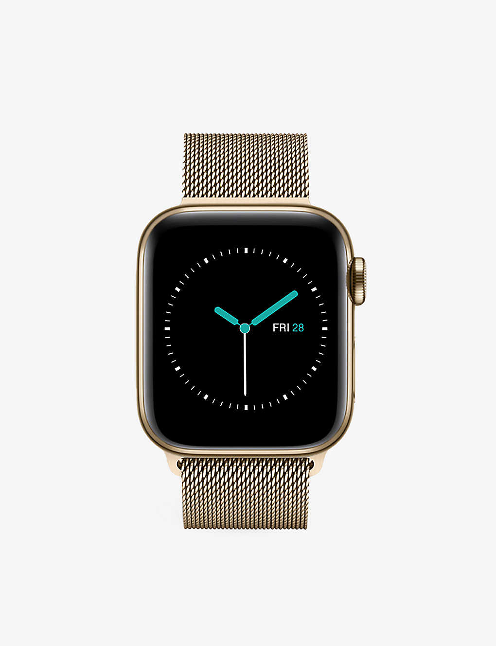 Mintapple Apple Watch Milanese Gold Stainless-steel Strap 44mm