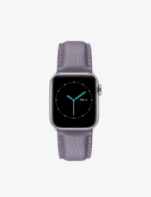 MINTAPPLE: Grained leather Apple Watch strap 40mm