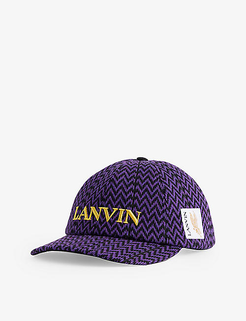 LANVIN: LANVIN x Future Curb branded cotton-blend cap