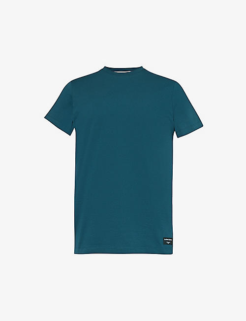 BJORN BORG: Centre brand-patch cotton-jersey T-shirt