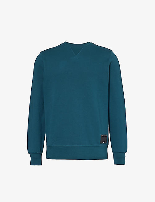 BJORN BORG: Centre brand-patch cotton-blend sweatshirt