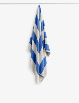 HAY: Frotte Stripe cotton bath towel